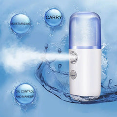 Nano Mist Facial Sprayer Beauty Instrument USB Face Steamer Moisturizing Beauty Everyday Essentials