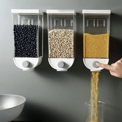 Wall-Mounted Kitchen Multi-Grain Sealed Jars Wrights Holdings