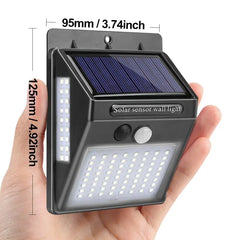 Garden Solar Lamp PIR Motion Sensor LED Solar Light Solar Powered By Sunlight Waterproof for Outdoor Wall Street Decoration Wrights Holdings