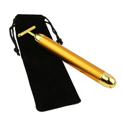Energy 24K Gold T Beauty Bar Facial Roller Massager Wrights Holdings