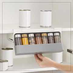 Kitchen Self-Adhesive Wall-Mounted Spice Organizer Wrights Holdings