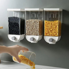 Wall-Mounted Kitchen Multi-Grain Sealed Jars Wrights Holdings