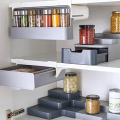 Kitchen Self-Adhesive Wall-Mounted Spice Organizer Wrights Holdings