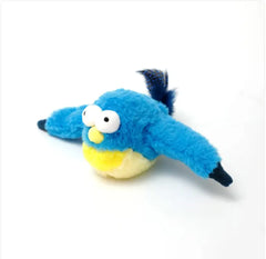 Interactive Plush Pet Toy - Sound & Motion Jumping Fish or Flapping Bird EssentialsEveryday