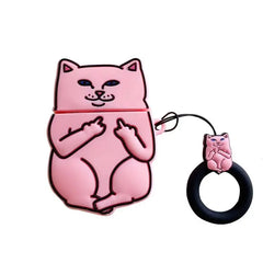Cartoon Cat AirPods Case Wrights Holdings