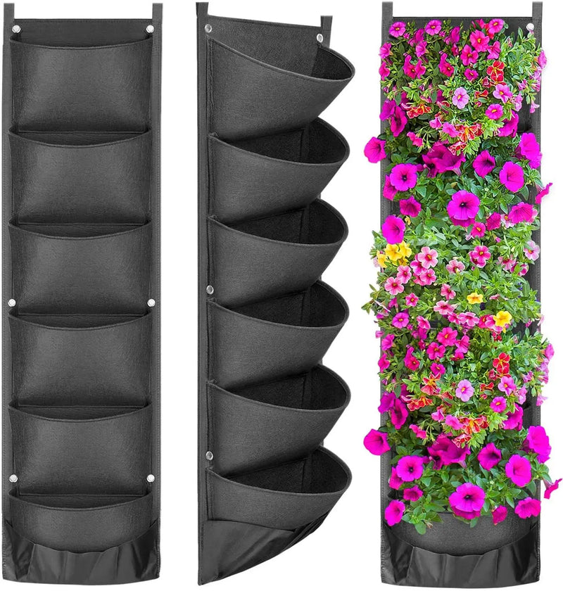 Vertical Hanging Garden Flower Pots Wrights Holdings