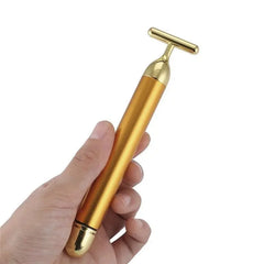 Energy 24K Gold T Beauty Bar Facial Roller Massager Wrights Holdings