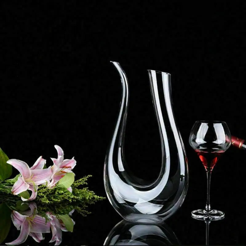 Crystal U-shaped 1500ml Wine Decanter Wrights Holdings